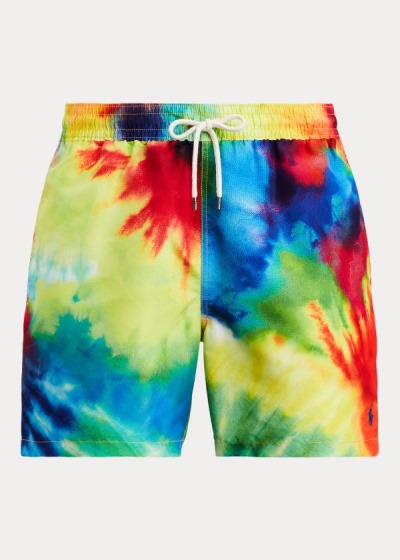 Calções De Banho Polo Ralph Lauren 5½-Inch Tie-Dye Homem 10687-ZLXH